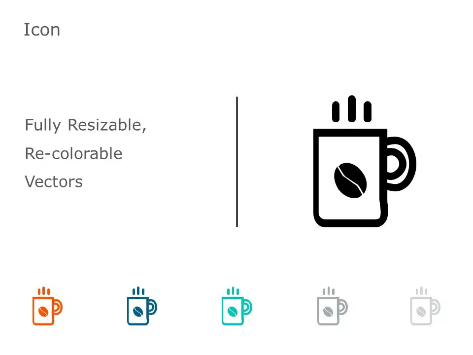 Cafe Icon 03 PowerPoint Template & Google Slides Theme