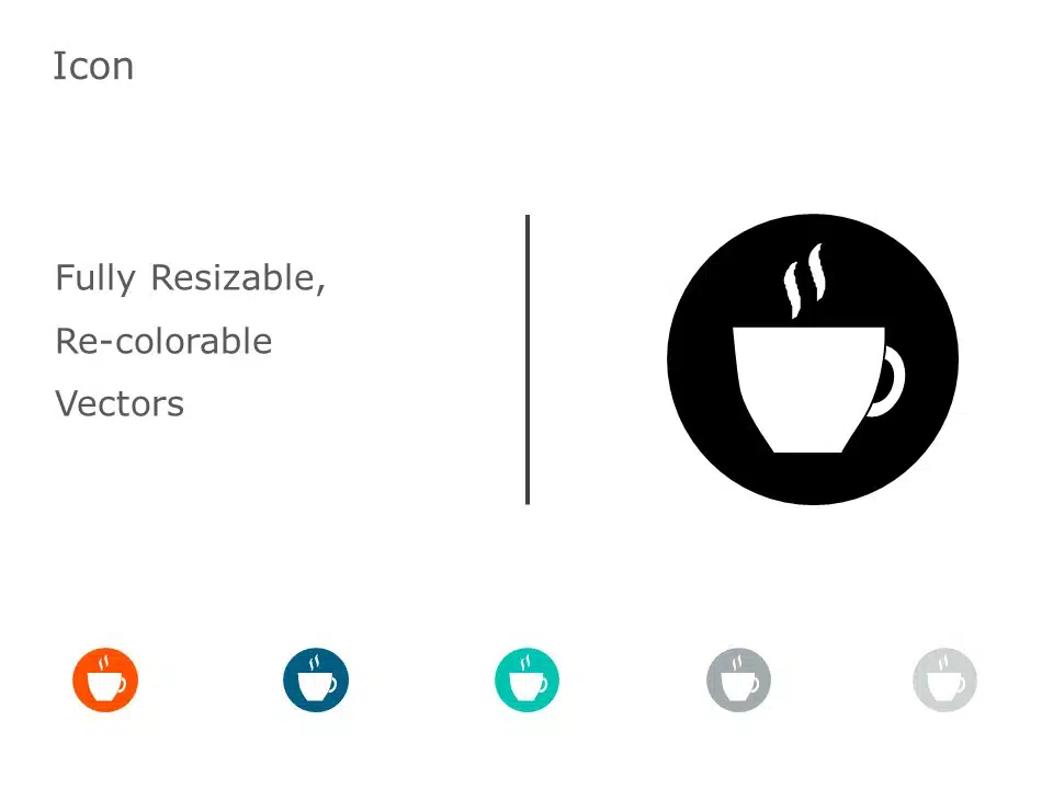 Cafe Icon 05 PowerPoint Template & Google Slides Theme