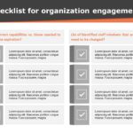 Checklist for Organization Engagement PowerPoint Template & Google Slides Theme