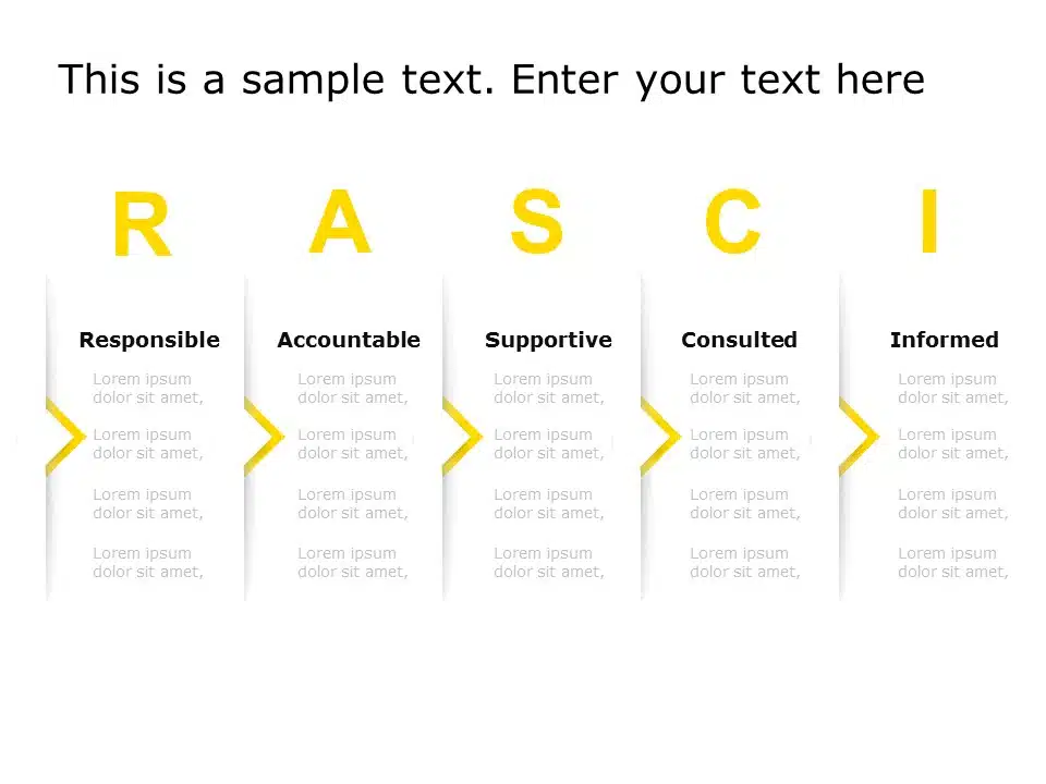 Free RACI Chart 01 PowerPoint Template & Google Slides Theme