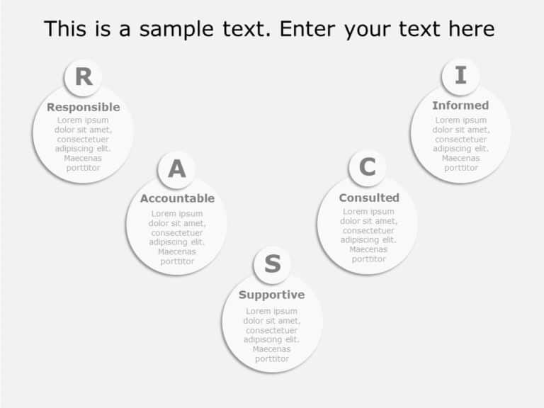 RACI Chart 06 PowerPoint Template & Google Slides Theme