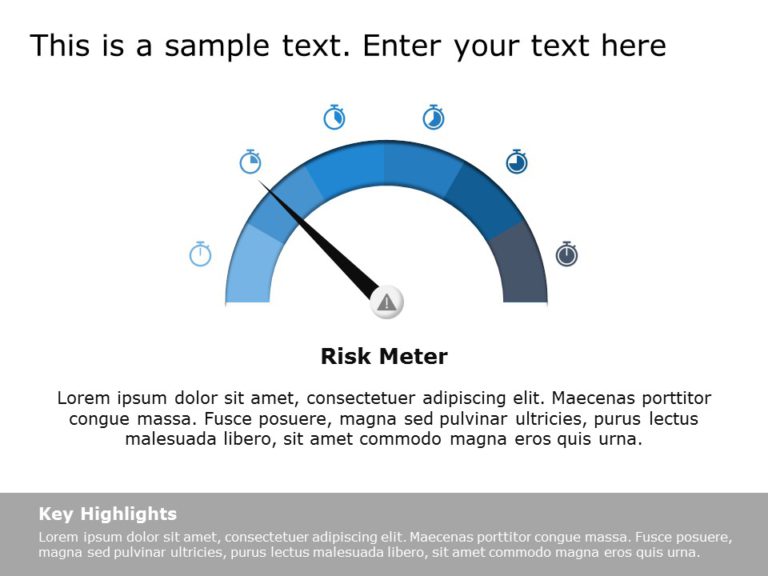 Risk Meter 03 PowerPoint Template & Google Slides Theme