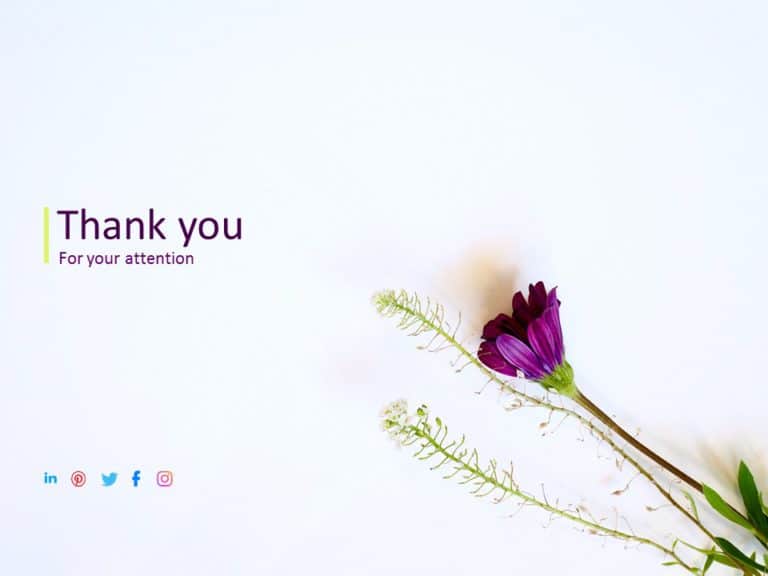 Thank You Slide 22 PowerPoint Template & Google Slides Theme