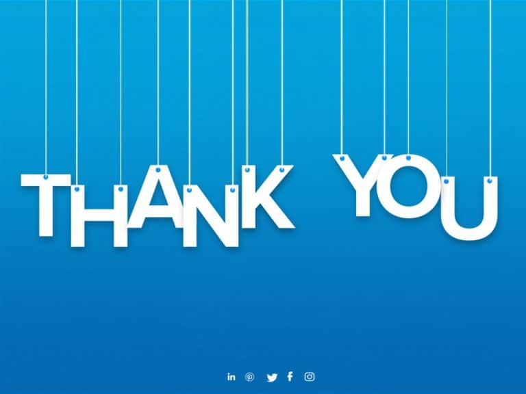 Thank You Slide 24 PowerPoint Template & Google Slides Theme