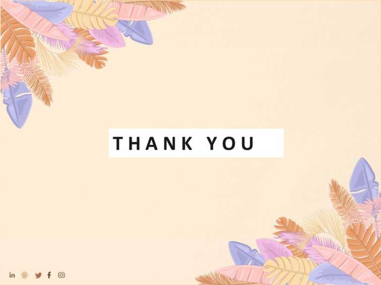 Free Thank You Slide PowerPoint Template