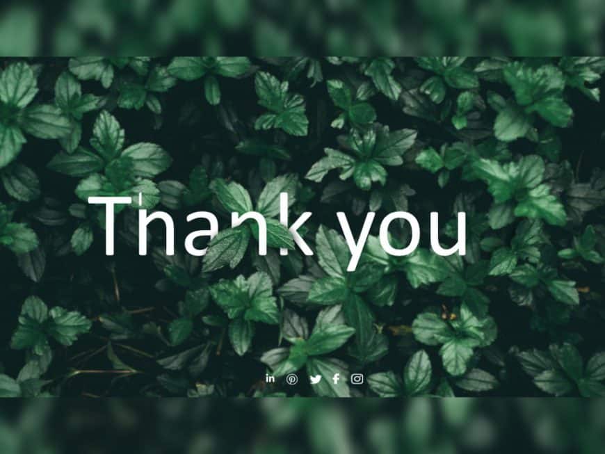 Collection Of Thank You Slides Presentation Thank You Slideuplift