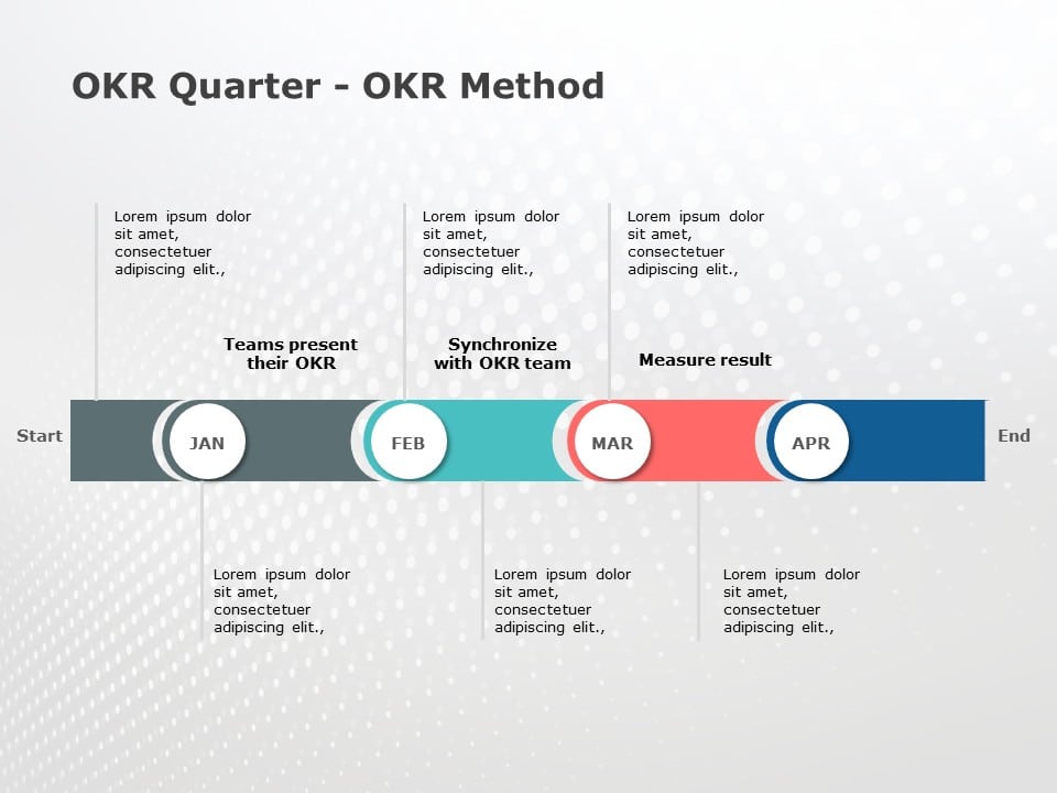 OKR Monthly Planning PowerPoint Template