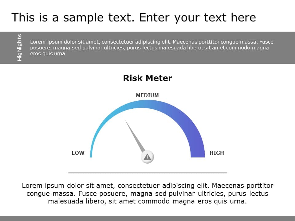 Risk Meter 04 PowerPoint Template & Google Slides Theme