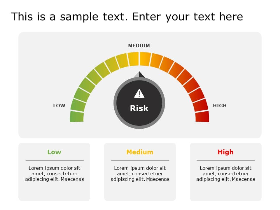 Risk Meter 07 PowerPoint Template & Google Slides Theme
