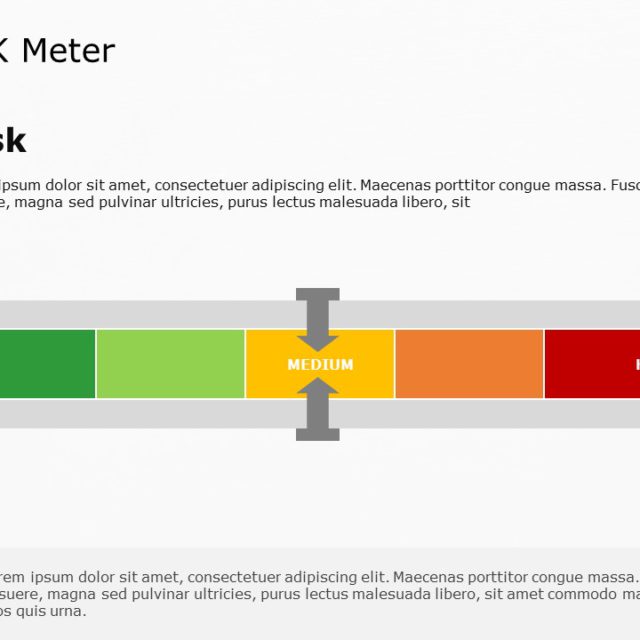 Riskmeter Examples Risk Meter 20 PowerPoint Template