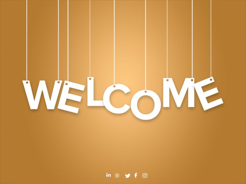 welcome page for ppt presentation