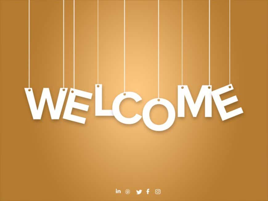 Welcome Slide 12 PowerPoint Template