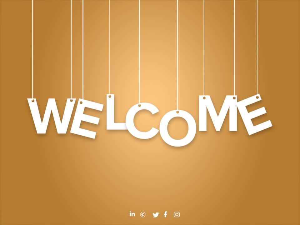Welcome Slide 12 PowerPoint Template