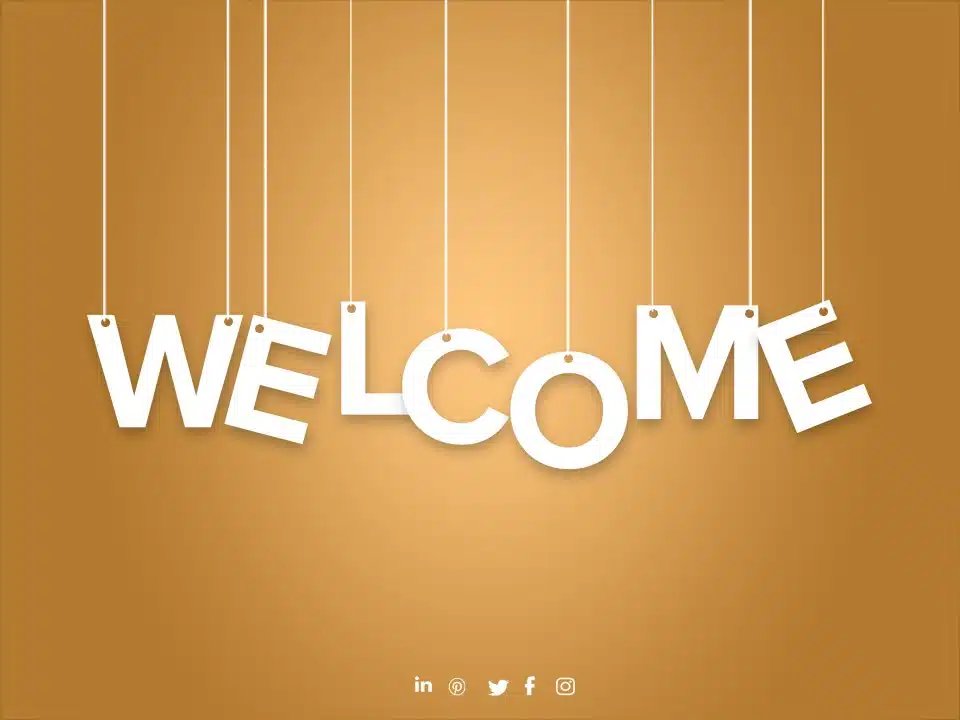 welcome introduction for presentation