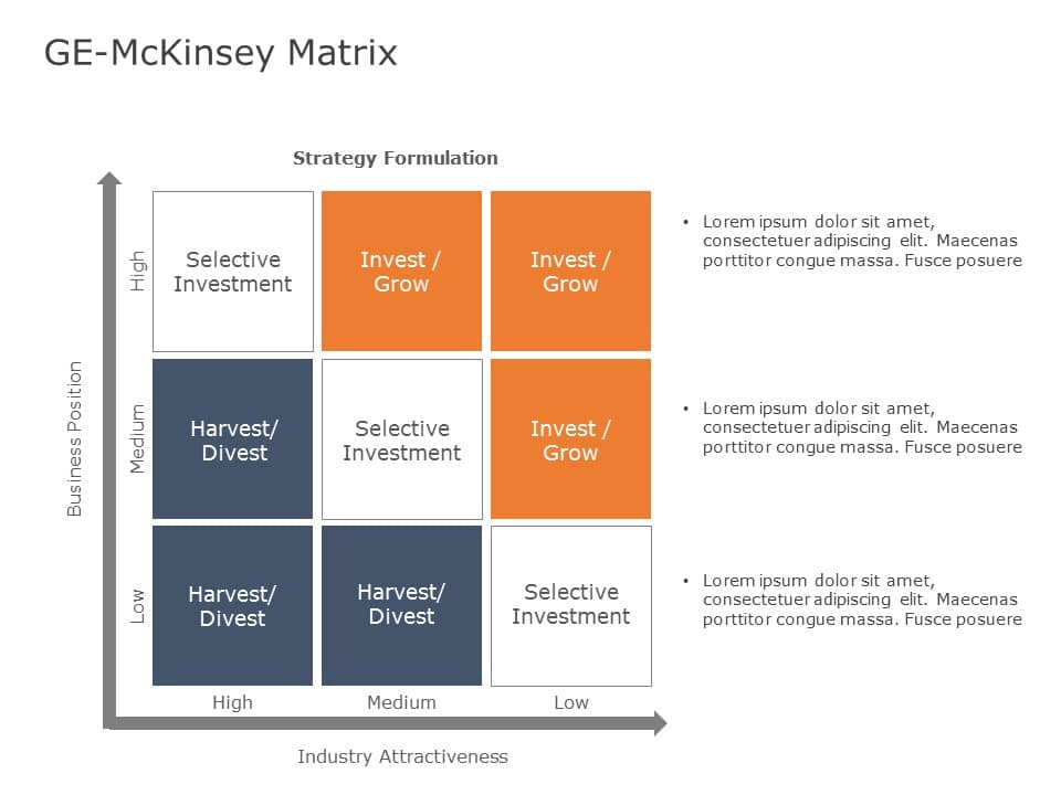 GE Mckinsey Matrix 02 PowerPoint Template