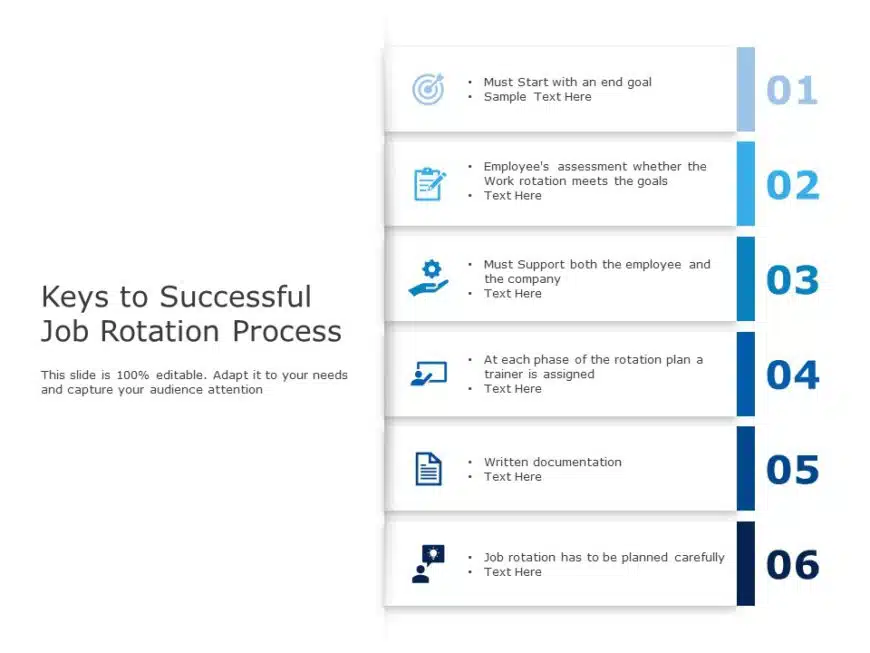 Job Rotation Process 01 PowerPoint Template