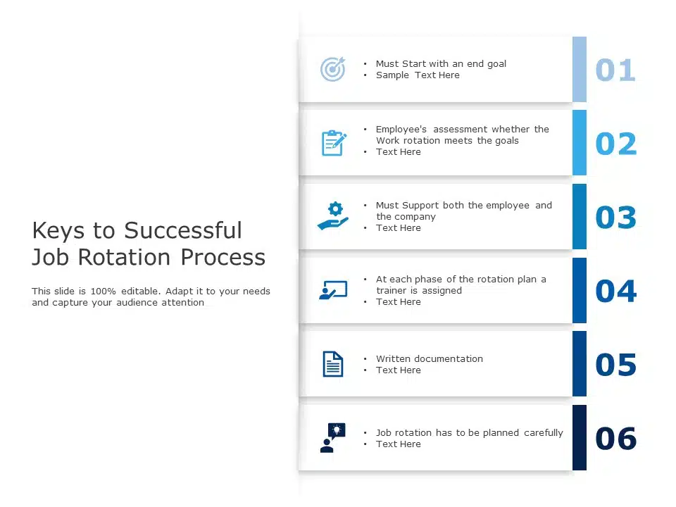 Job Rotation Process 01 PowerPoint Template & Google Slides Theme