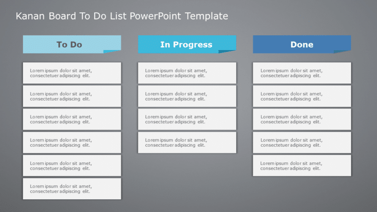 Kanan Board To Do List PowerPoint Template & Google Slides Theme