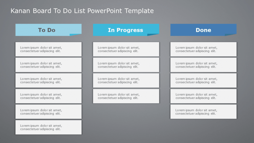 Kanan Board To Do List PowerPoint Template