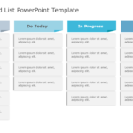 Kanban Board List PowerPoint Template & Google Slides Theme