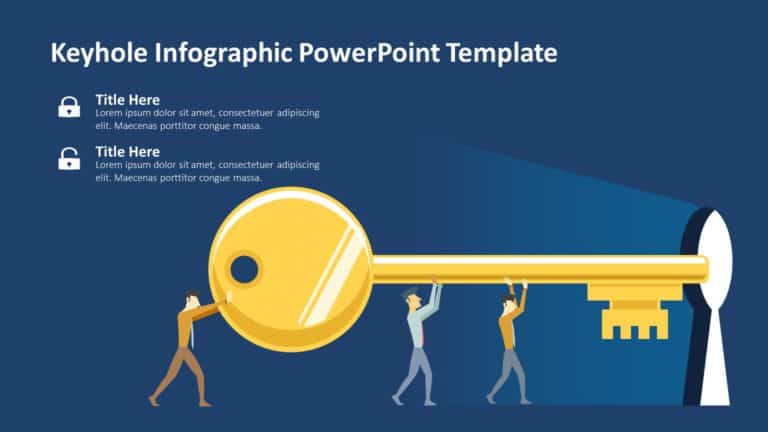 Keyhole Infographic 01 PowerPoint Template & Google Slides Theme