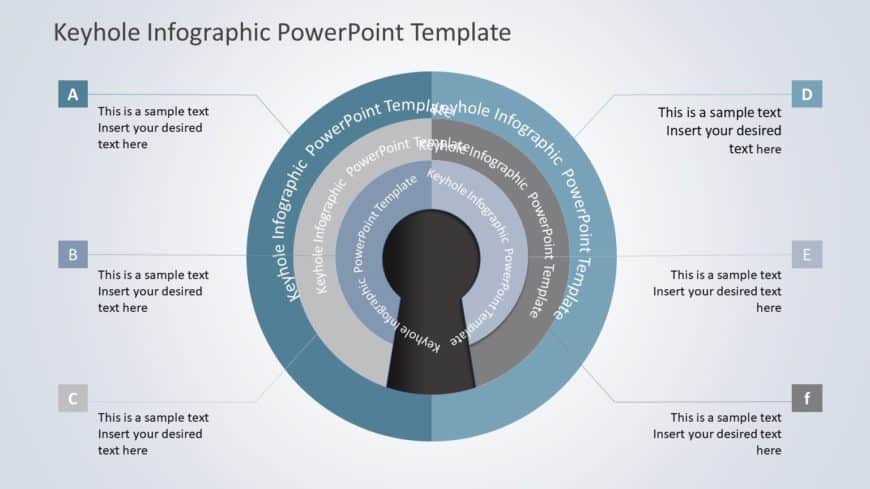Keyhole Infographic 05 PowerPoint Template