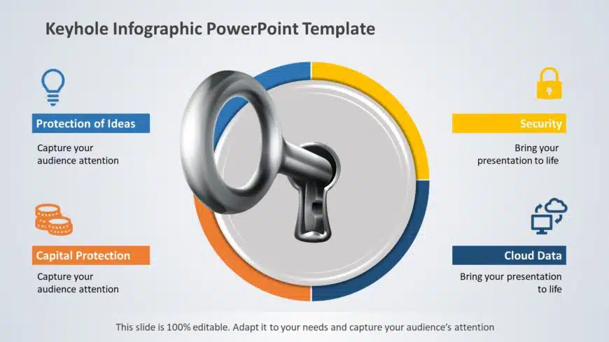 Keyhole Infographic 09 PowerPoint Template