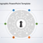 Keyhole Infographic 10 PowerPoint Template & Google Slides Theme