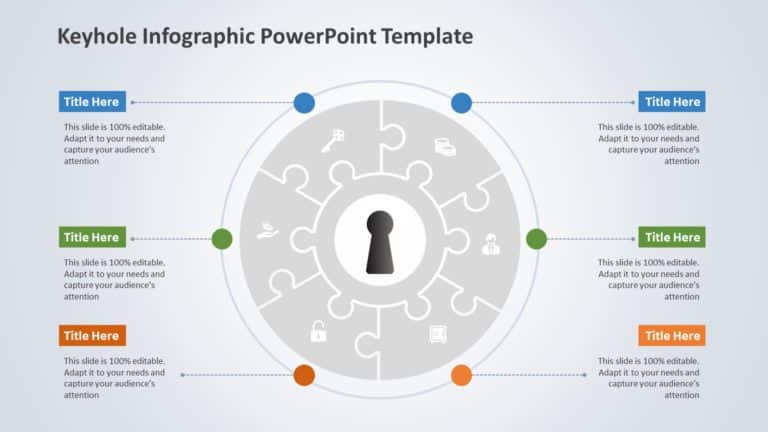 Keyhole Infographic 10 PowerPoint Template & Google Slides Theme