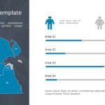 Kuwait Map 01 PowerPoint Template & Google Slides Theme