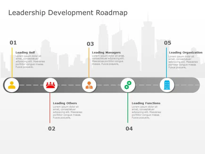 career roadmap template powerpoint free download