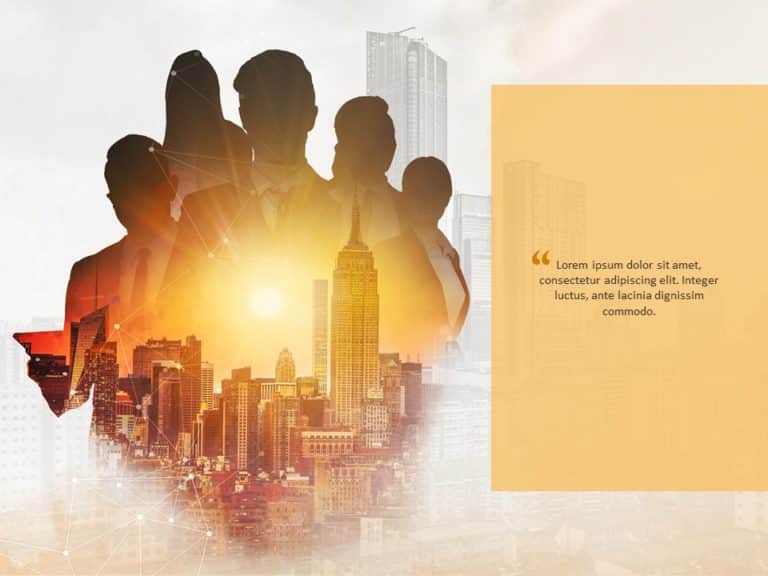 Leadership Image Quote 01 PowerPoint Template & Google Slides Theme