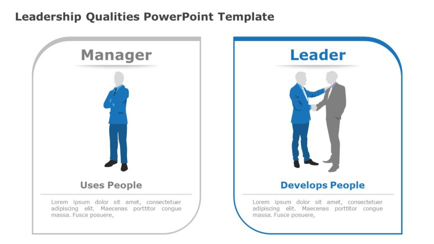 Leadership Qualities 04 PowerPoint Template