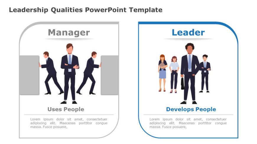 Leadership Qualities 07 PowerPoint Template