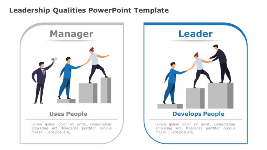 Leadership Qualities 08 PowerPoint Template