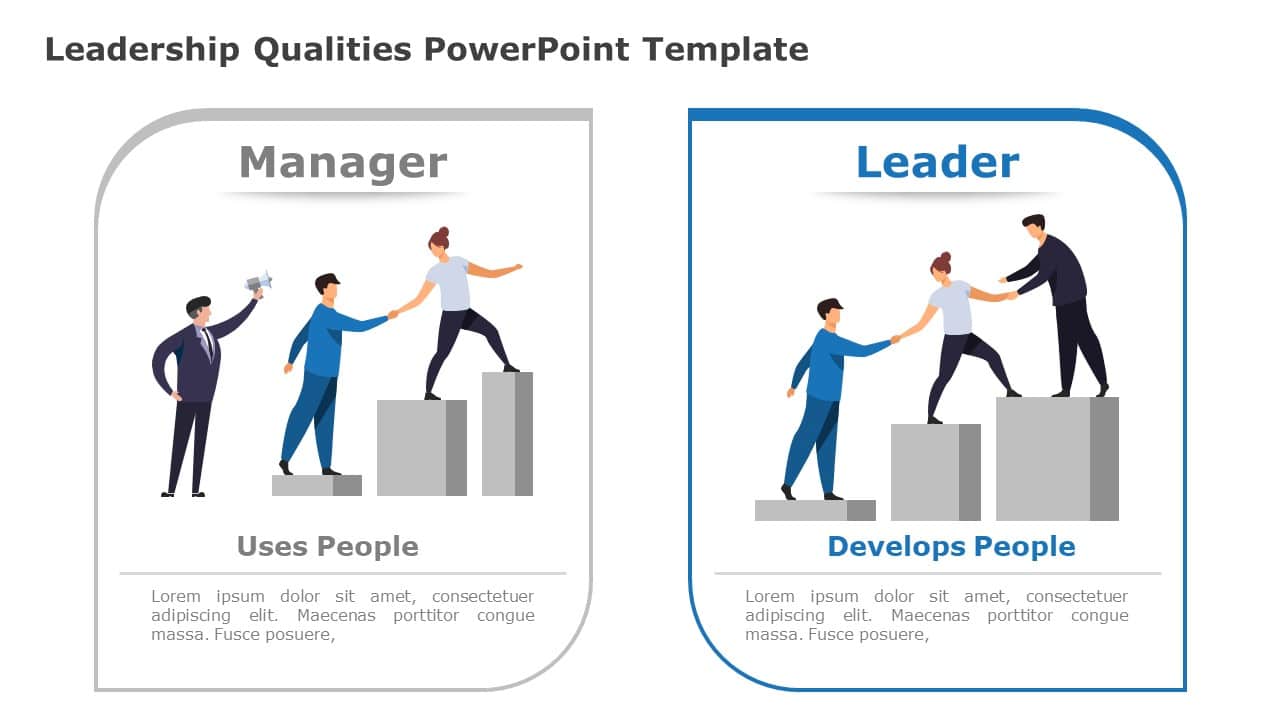 Leadership Qualities 08 PowerPoint Template & Google Slides Theme