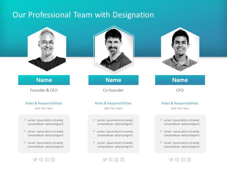 Leadership Team PowerPoint Template & Google Slides Theme