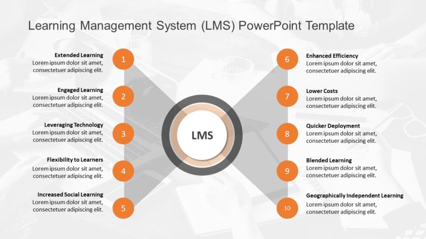 Learning Management System (LMS) 01 PowerPoint Template