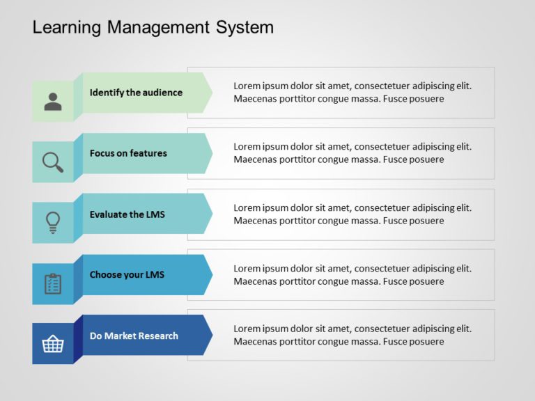 Learning Management System (LMS) 03 PowerPoint Template