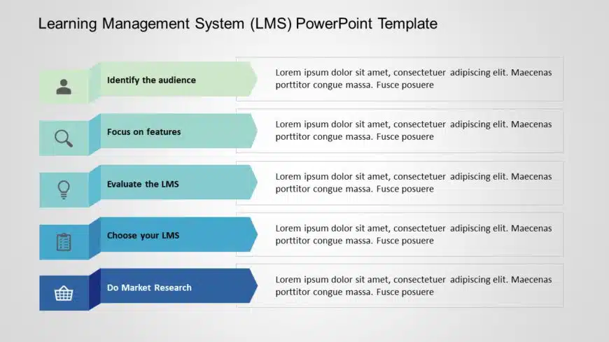 Learning Management System (LMS) 03 PowerPoint Template