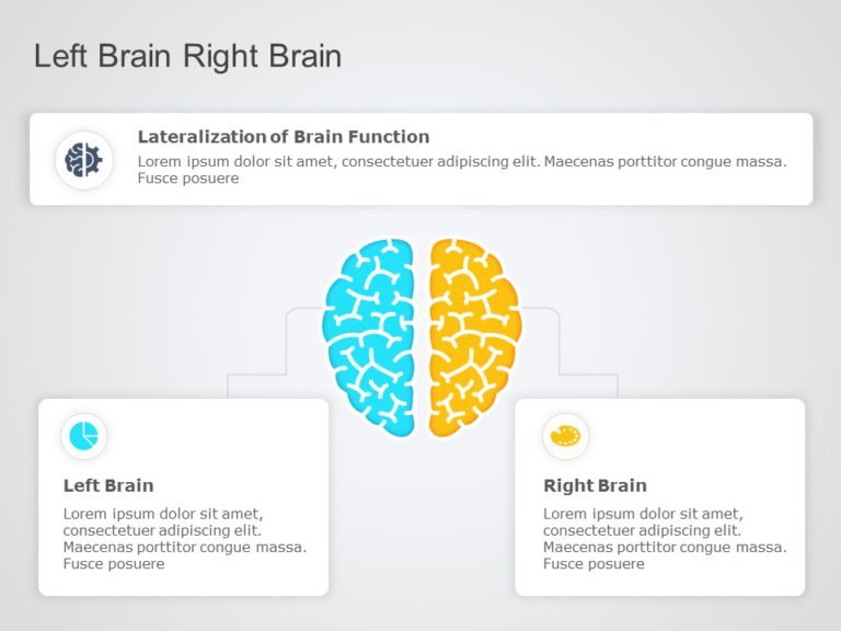Left Brain Right Brain PowerPoint Template & Google Slides Theme