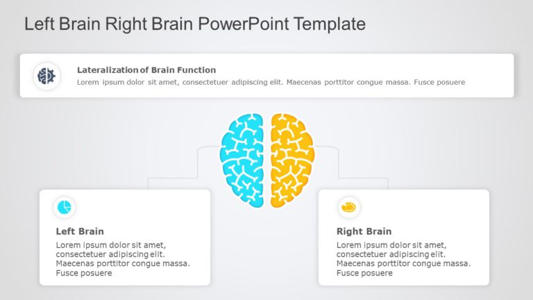 Left Brain Right Brain PowerPoint Template & Google Slides Theme