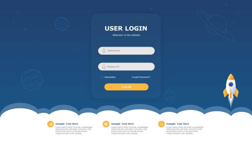 Log In 01 PowerPoint Template