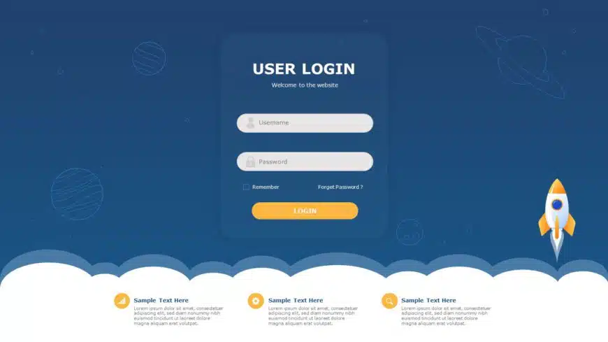 Log In 01 PowerPoint Template