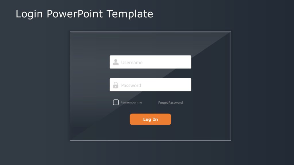 Sign Up Powerpoint Slide Editable Login Templates For PowerPoint | SlideUpLift