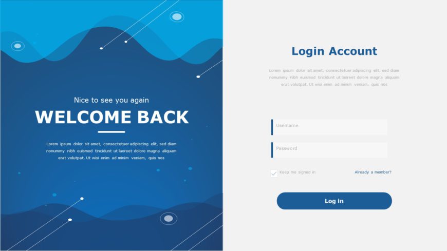 Log In 05 PowerPoint Template