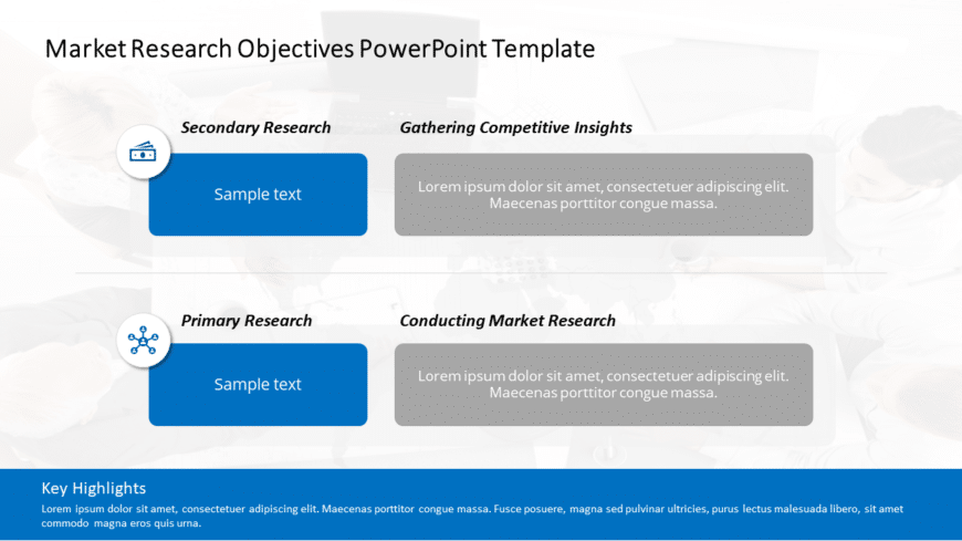 Market Research Objectives Presentation Template