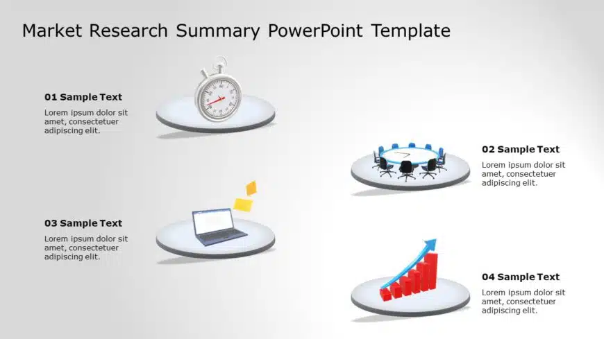 Market Research Summary PowerPoint Template