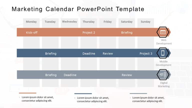 Marketing Calendar 08 PowerPoint Template & Google Slides Theme