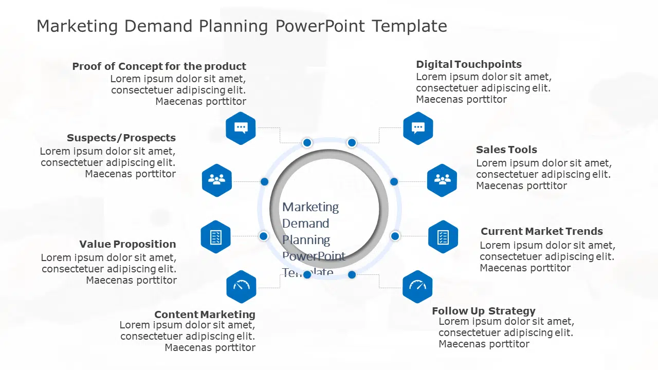 Marketing Demand Planning PowerPoint Template & Google Slides Theme